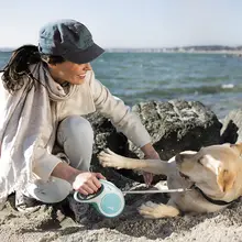 おしゃれな自動伸縮犬用リード【快適な散歩をサポート】