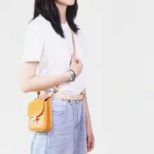 植物タンニン革製ウエストポーチ【両用・ショルダー＆クロスボディ】