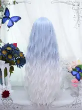 ロリータ長巻き髪ウィッグ【自然なグラデーション・全頭セット・JKスタイル】