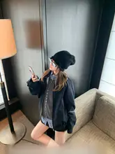 リバーシブルフライトジャケット【春用・女性用・ジッパー付き】