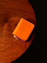 本革製 カードケース【ヴィンテージスタイル・ファスナー付き・ハンドメイド】