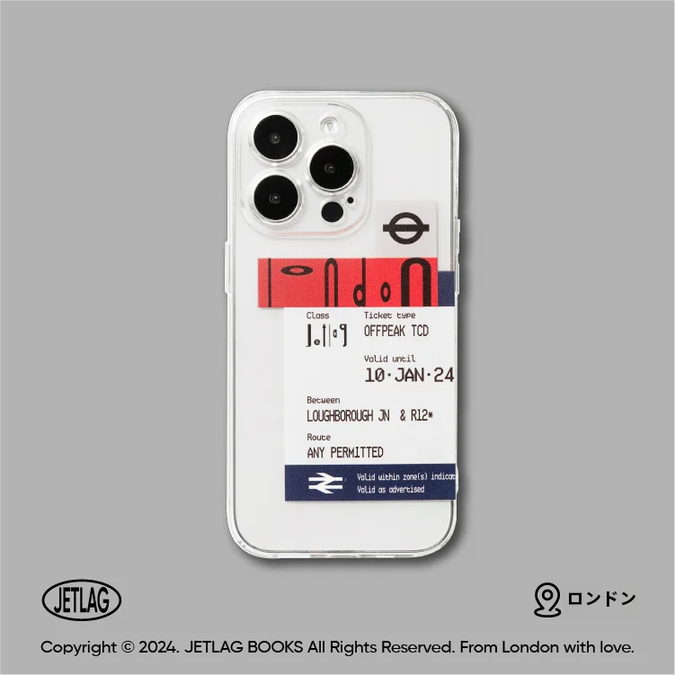 都市旅行用スマホケース【Jetlag Booksデザイン・iPhone対応】