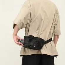 アウトドア アクティビティ用ボトルバッグ【便利なドローストリング・斜め掛け・男性用】