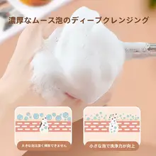極上の柔らかさのフェイスクレンザー用泡立てウールブラシ【サロン仕様・きめ細やかな泡】