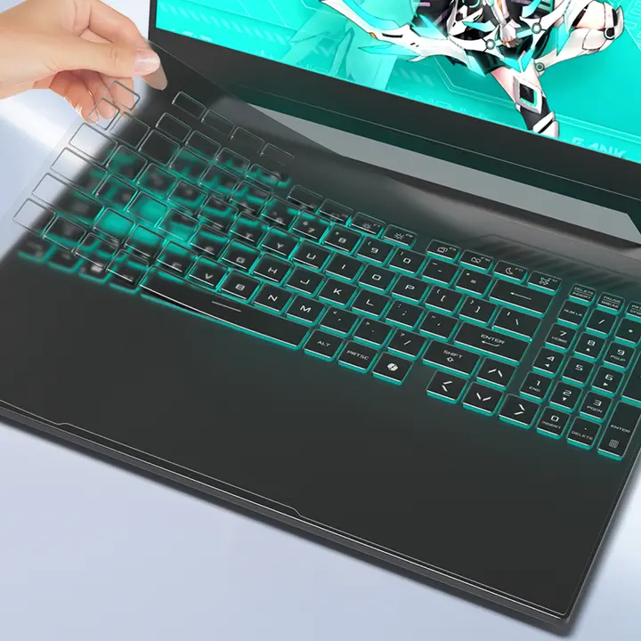 ノートパソコン用キーボードカバー【フルカバータイプ・防塵カバー対応】
