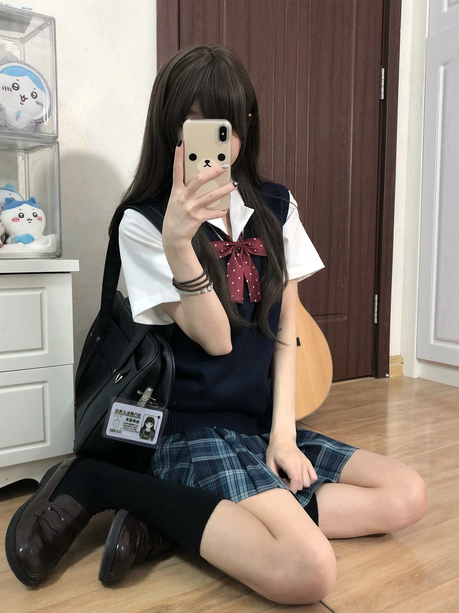 深紺チェックのプリーツスカート【JK制服・学院風】：中学生女子服のデザインと機能性を徹底解説