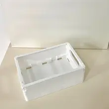 収納ボックス グーカードトレイ 手帳シール 文具 小物整理 インスタ映え シンプル ホワイト
