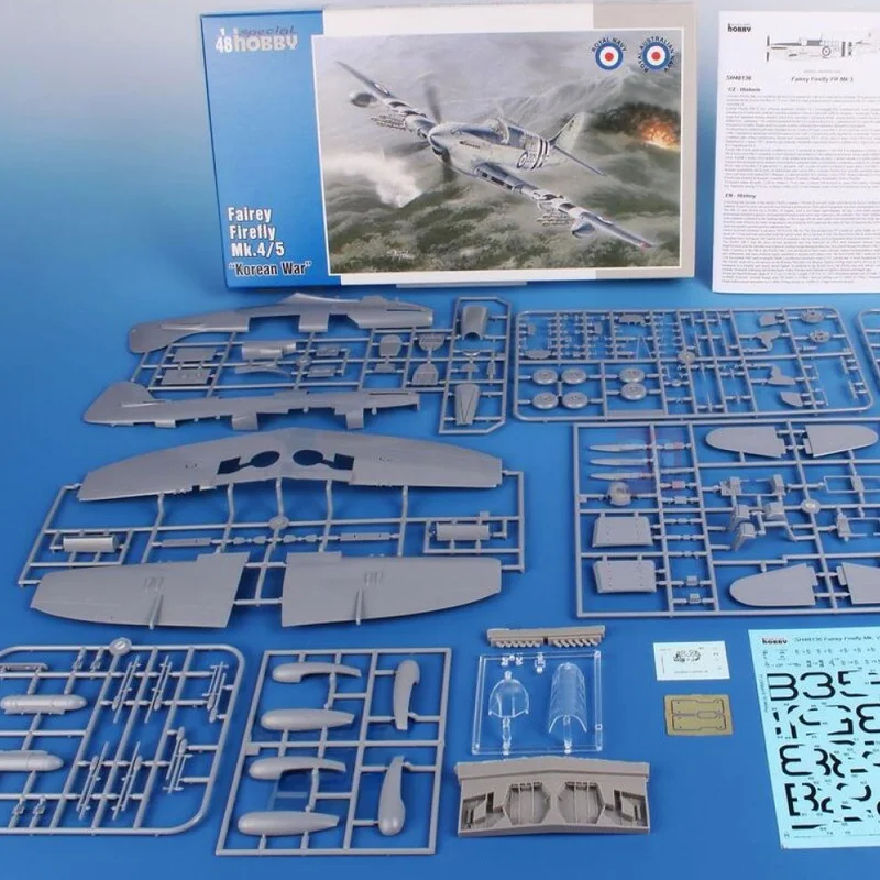 模型飛行機 組み立てキット Fairey Firefly Mk.4/5：1:48スケール戦闘機の実装と遊び方