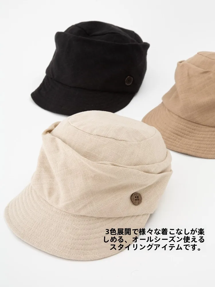 春秋用 コットンリネン製 ヴィンテージスタイル ベレー帽：女性向け薄手小顔効果の実用性と四季対応ガイド