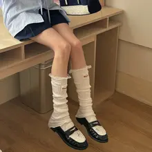 春夏用 無地カラフルレッグカバー【薄手・レディース・ダブルニードルデザイン】（セットアップ対応）