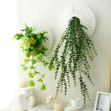 北欧風の壁掛け造花 蔓植物【カフェやオフィスの壁面装飾】