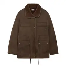 冬季用 短丈アウター【環境に配慮したフリース・スラブ美学デザイン】