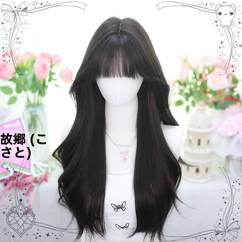 ロングヘア前髪ありで失敗しないスタイルは？ロリータ風フルウィッグが解決するリアルな質感の秘密