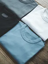 半袖Tシャツ メンズ 綿100% ヘビーウェイト ホワイト スリムフィット ハリコシ アメリカン風 夏