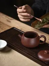 手作り 銀装飾の紫銅製茶匙【コーヒー・茶道用・シンプルデザイン】