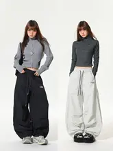 秋用全体裏起毛ワイドレッグパンツ【防風・レトロスタイル・女性用】（セットアップ対応）