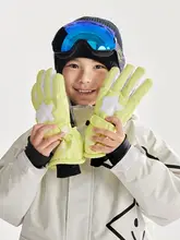 冬用子供用スキー手袋【男女兼用・防水・暖かいフリース付き】