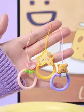 スマートフォン用ストラップリング【落下防止・カメラ用・多機能デザイン】