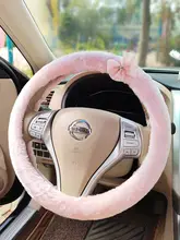 可愛いデザインの車内装飾セット【冬季用・ピンク・シートベルトパッド・バックミラーカバー・CD収納】