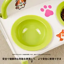猫用陶器食器【大口径・高め設計・可愛いデザイン・水碗・食器2個付き】