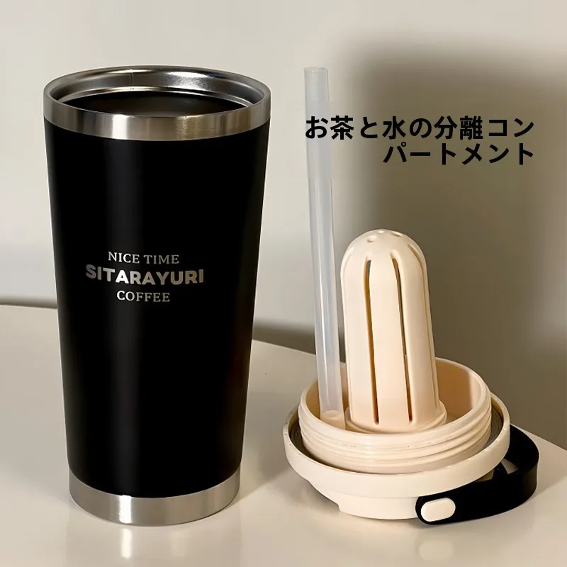保温マグカップ 蓋付き：高機能オフィス用560mlダブルドリンクカップの実用性と性能解析