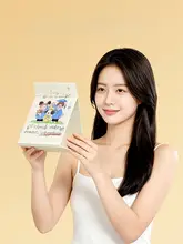 MINISO 漫画風デザインの軽量折りたたみペーパー鏡【可愛い・学生用・寮向け】
