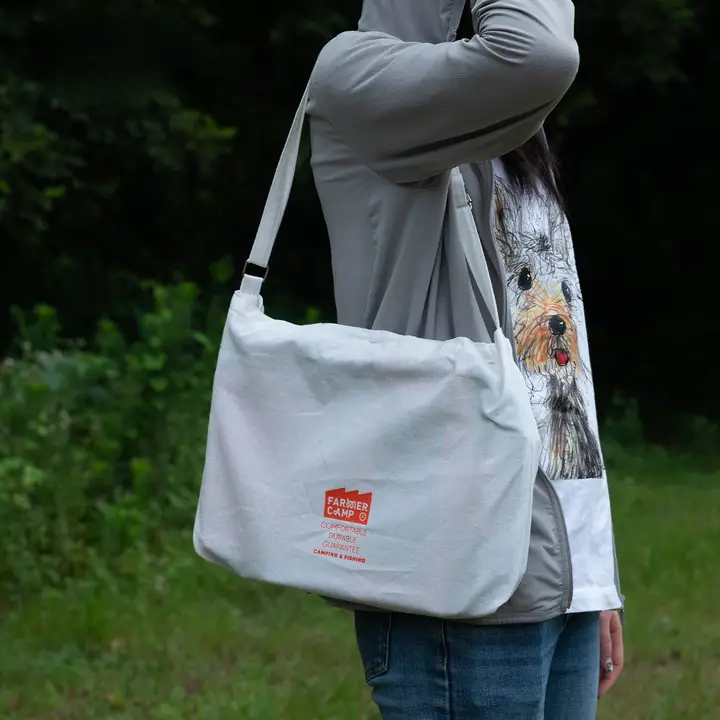 WELLHIKE キャンプ用帆布バッグ【釣り道具収納・手提げ・ショルダータイプ】