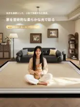 フレンチスタイルのレトロカーペット【リビング用・防汚・お手入れ簡単・ソファマット・ベッドサイドマット】