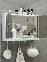 トイレ上置き収納ラック【壁掛け式・穴あけ不要・多機能】