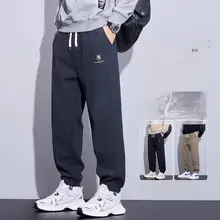 極上の柔らかさの裏起毛カーゴパンツ【秋冬用・ゆったりタイプ・束脚デザイン】