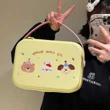 可愛い化粧ポーチ【分区収納・ハンドバッグ型・旅行用】