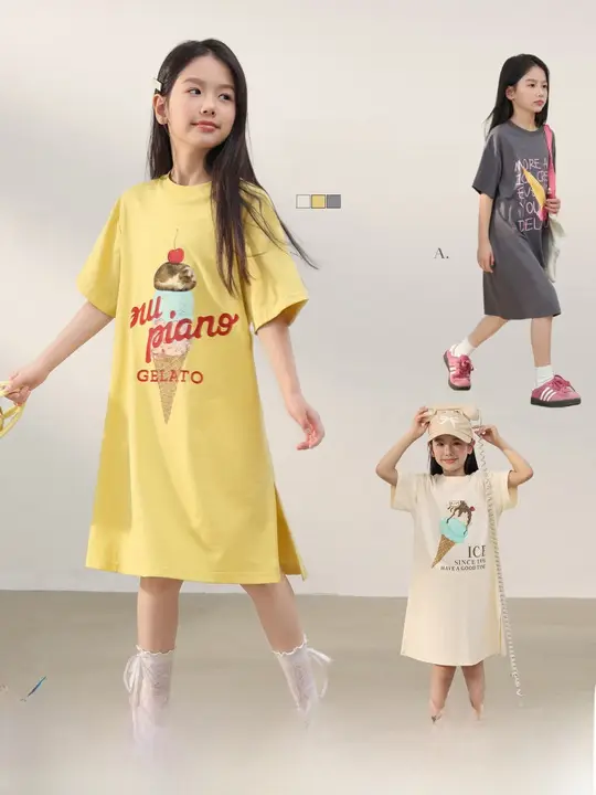 夏用子供用ワンピース【おしゃれ・デザイン】（セットアップ対応）