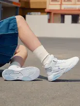 361° レディース 高トップスニーカー【軽量・��防水・革素材・カジュアルシューズ】