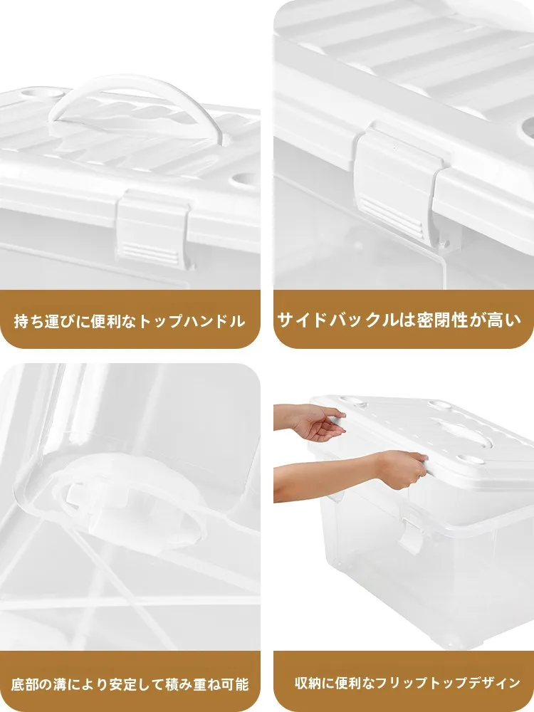 持ち運び可能な収納ボックス：デスク周りの整理を実現するプラスチック製オーガナイザー