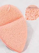柔らかくて厚手のクレンジング手袋【水滴形・メイクオフ・洗顔用】