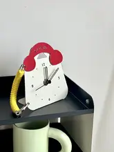 置時計 デスククロック レトロ電話 ヴィンテージ アメリカン風 かわいい インテリア 静音 学生用