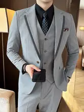 洗練されたデザイン！メンズ秋用カジュアルスーツ【スタイリッシュ・フィット感あり】（セットアップ対応）