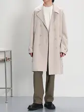 落ち感のあるストレートパンツ【レトロデザイン・ブラウン・カジュアルスタイル】（セットアップ対応）