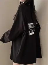 大きいサイズのロングスリーブTシャツ【春秋用・ゆったりシルエット・トレンドデザイン】