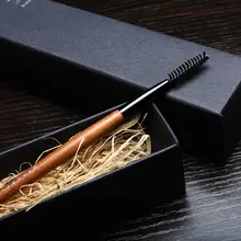 まつげブラシ 眉毛ブラシ メイク用 硬質ナイロン毛 メイクブラシ