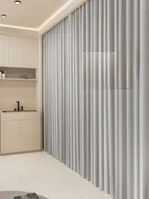 カーテン 寝室 突っ張り式 インストール セット 綿麻 防音 日除け