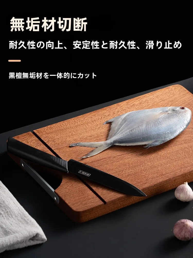 ウダン木製の厚手両面カッティングボード：天然木で実用性と耐久性を両立