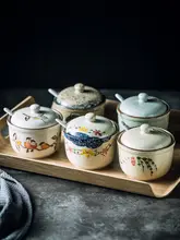 陶器製 辣椒油入れ【塩入れ兼用・キッチン用調味料入れ】