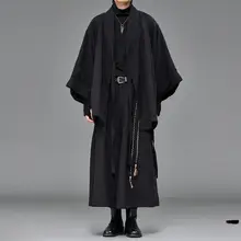 新中式デザインのフィットパンツ【麻混・ユニセックス・ストレートカット】（セットアップ対応）