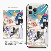 イラストレーターとのコラボ オレンジ猫デザインのスマホケース【iPhone、Huawei、小米、Vivo、OPPO対応】