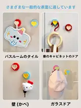 強力吸盤フック【穴あけ不要・高耐荷重・無痕・バスルーム用・玄関や壁に最適】