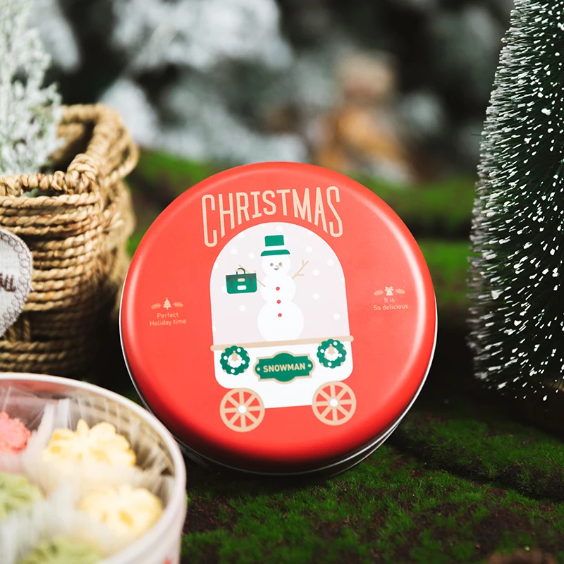 クリスマスクッキー用鉄製ギフトボックス：おしゃれで機能的な贈り物の選択肢