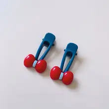 可愛いカラーコントラスト！リボンデザインのヘアクリップ【デイリー使い・バタフライクリップ・前髪用】