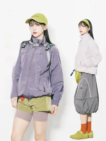 TAO | 夏用カラーブロックジップフード付き防日焼けジャケット【男女