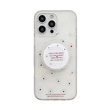 YUMIN SKY 青い花柄のiPhoneケース【iPhone対応・防衝撃・マグネットスタンド付き】